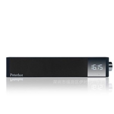 2017 Grosir dan Eceran Berkualitas Tinggi PTH-2000 Nirkabel Speaker LED Display Clock Jam Alarm Bluetooth Audio Kartu Komputer Speaker + Komputer Periferal-Intl