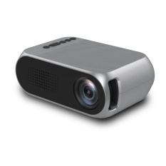 3 Colokan Mini LED Proyektor 600 Lumen TV Home Theater Dukungan Full HD 1080 P-Intl