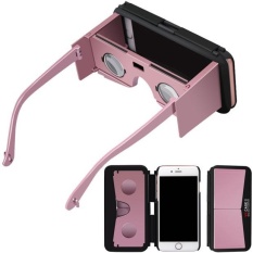 3D VR Mobile Phone Case Virtual Reality Google Kacamata untuk IPhone 6 S 4.7 Inch RG-Intl