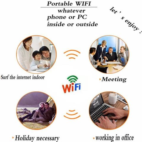 4G Wifi Router 150Mbps Hotspot Car Mifi Modem Broadband 4G Wi-Fi Router Supporting 3,Hinet,Indosat Ooredoo,Bolt,Telcomsel,XL Axiata- intl 3