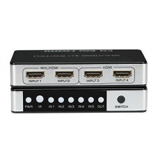 A-tech Sl5102-4k 5x1 MHL/HDMI Switch Switcher dengan IR Remote Control dan Adaptor Daya. HDMI Switch Hub Dukungan 3D 4 K X 2 K (5 Input 1 Output) (termasuk Satu Kabel MHL Dalam Paket)-untuk 4 K Monitor-Intl