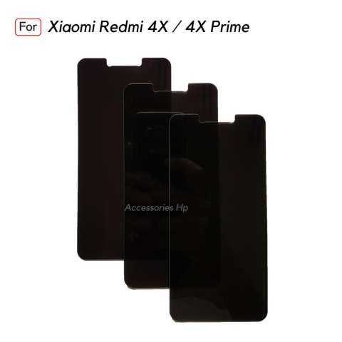 Accessories Hp ANTI SPY Tempered Glass Premium Screen Protector Privacy For Xiaomi Redmi 4X / 4X Prime 5.0 inch 2