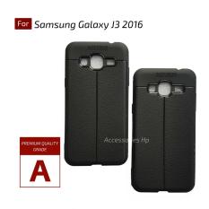 Accessories Hp Premium Ultimate Shockproof Leather Case For Samsung Galaxy J3 2016 - Black