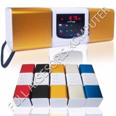 Advance R2 Portable Speaker with LED Digital - Gold