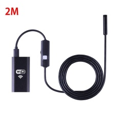 AJKOY Vertikal Standar WIFI Endoskopi 200 Juta Piksel HD Kamera Tangki Bahan Bakar Oral Inspeksi Industri Endoskopi Surveillance Cameras 2 Meters (hitam) -Intl