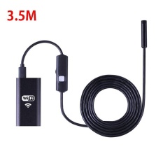 AJKOY Vertikal Standar WIFI Endoskopi 200 Juta Piksel HD Kamera Tangki Bahan Bakar Oral Inspeksi Industri Endoskopi Kamera Pengintai 3.5 Meters (hitam) -Intl