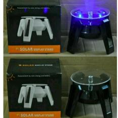 Alat Pajangan Display Putar Solar Stand Rotary Pemutar Otomatis Tenaga Cahaya Mainan Pemajang Dagangan Etalase Produk HP Akik Perhiasan Cincin Diecast