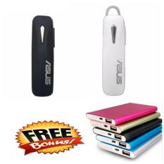 Asus Original Headset Bluetooth 4.1 Earphone Build-in Mic Handfree Free Power Bank Slim
