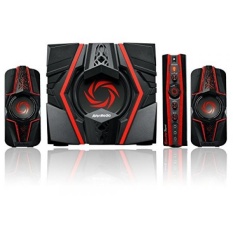 AVerMedia Ballista Trinity Gaming PC Speakers, 2.1 Sound System Speakers, 77 Watts, 3 Way Satellite Speakers (GS315) - intl