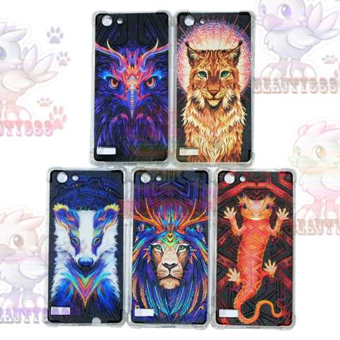 Beauty Anti Crack 3D Luxo Oppo A33 Neo 7 Case Luxo Rimba / Soft Back Cover