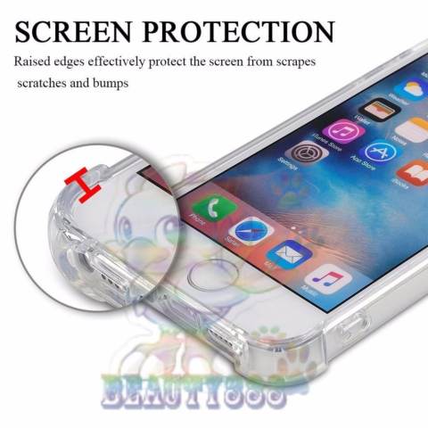 Beauty Case For Apple iPhone6 / iPhone 6 / iPhone 6G / iPhone 6S / iPhone Ukuran 4.7 inch Ultrathin Anti Shock Elegant Softcase Anti Jamur Anti Crack Air Case 0.3mm / Silicone iPhone 6 / Soft Case / Case Hp - Putih Transparant 2