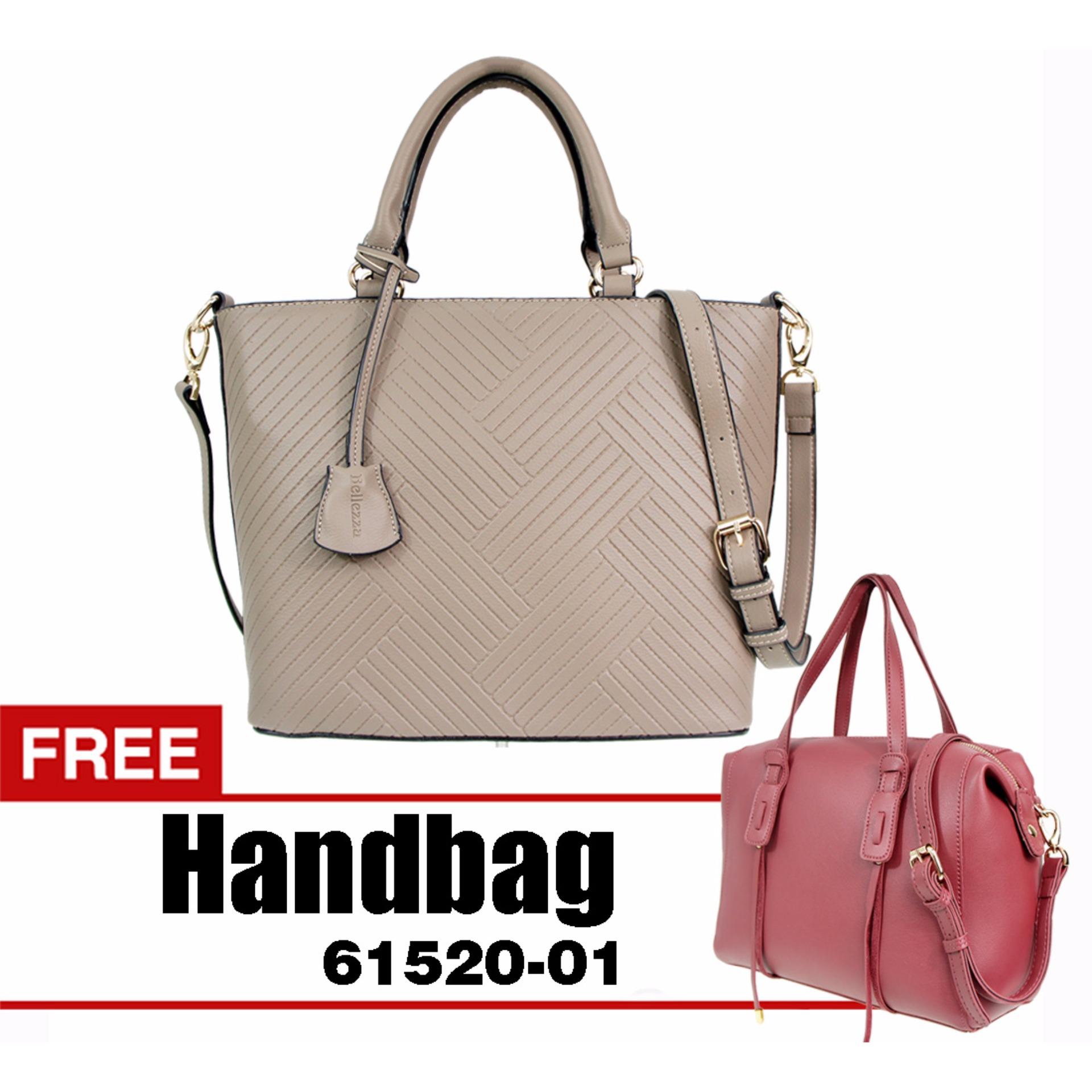 Bellezza 61509-01-Camel - Handbag - Tas Wanita - BUY 1 GET 1 FREE