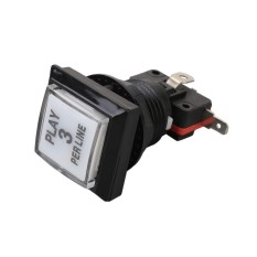 Bkodak Nomor Toko Tombol Push Tombol Ganti LED Illuminated Backlight dengan Microswitch Mesin Permainan Parts DIY Controller-Intl