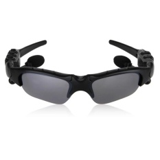 Bluetooth Sunglasses Nirkabel Bluetooth Headphone Smart Kacamata Eyewear Headset untuk Android/IOS Smart Electronics Smartphone (Hitam) (Intl)-Intl