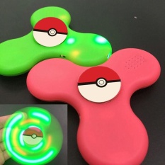 BOOM-Bluetooth Speaker LED Anti Stress Hand Fidget EDC Hand Spinner Gyro gift - intl