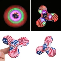 BOOM-colorful LED Fidget with Bluetooth Speaker Hand Spinner for Kids Autism - intl