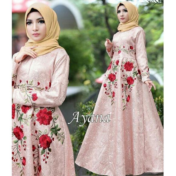 Modern and Trendy Moslem Party Dress - Trendy Gamish