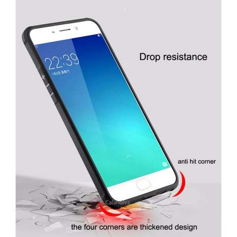 Home; Calandiva Dragon Shockproof Hybrid Case untuk Oppo F1 Plus 5.5 Inch - Hitam +
