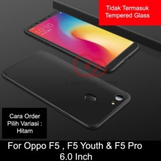 Calandiva Premium Front Back 360 Degree Full Protection Case Quality Grade A for Oppo F5, F5 Youth, F5 Pro 6.0 Inch (sama ukuran)