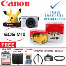 Canon EOS M10 / Canon M10 Kit 15-45mm Paket Dahsyat 16gb