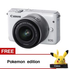 Canon EOS M10 White with EF-M15-45mm Gratis Pokemon Edition