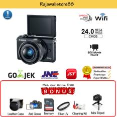 Canon EOS M100 Kit EF-M 15-45 IS STM - Black - Free Aksessories Kamera