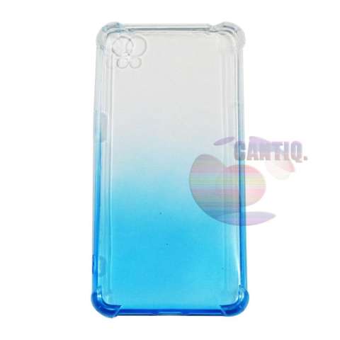 Case Anti Shock Gradient Vivo Y51 Ultrathin Anti Crack Elegant Softcase Anti Jamur Air Case 0.3mm / Silicone Vivo Y51 / Soft Case / Silikon Anti Crack Warna / Case Hp / Case Vivo Y51 / Pelindung Hp - Blue / Biru 1