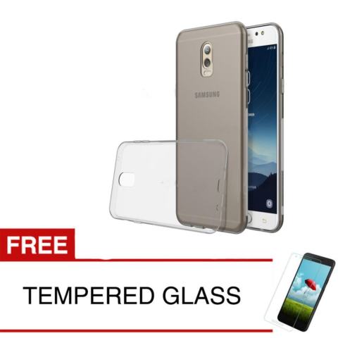 Case for Samsung Galaxy J7+ / Plus 2017 / C710 - Abu-abu + Gratis