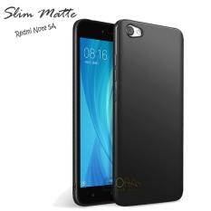 Case Slim Black Matte Xiaomi Redmi Note 5A Non Finger Print Baby Skin Softcase Ultra Thin Jelly Silikon Babyskin