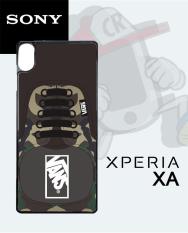 Casing Custom Case Cover Hard Case XPERIA XA1 ULTRA Vans Shoes Army Case