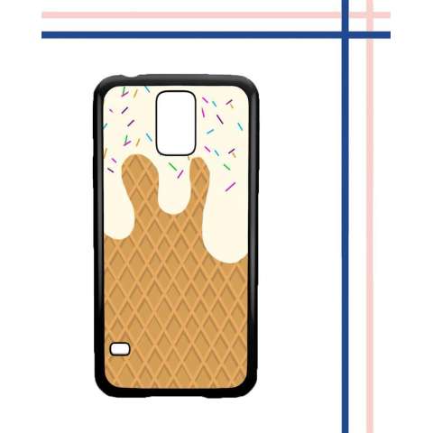 Casing HARDCASE Bergambar Motif Untuk Samsung Galaxy S5 Es Krim E0530