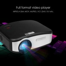 Cheerlux C6 DIGITAL Mini LED Projector Digital TV - TERBARU - Hitam
