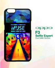 Custom Hardcase OPPO F3 muse logo rainbow A1244 Case Cover