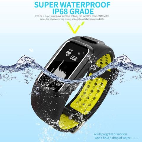 DB10 Gelang Heart Rate Monitor Smart Jam IP68 Air Bukti Berenang GPS Fitness Tracker untuk Android dan IOS Ponsel- INTL 6