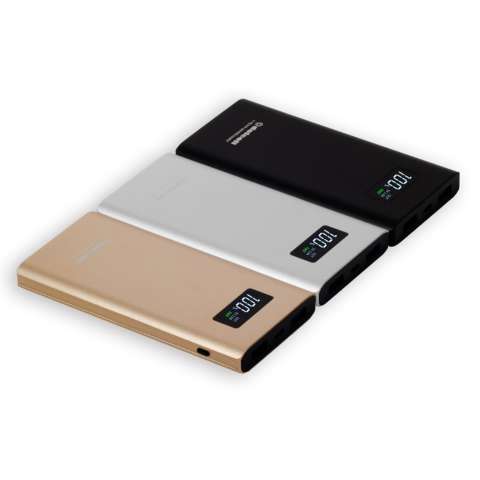 Delcell 10000mAh Powerbank TORNADO Support Quick Charge 3.0A Real Capacity Polymer Battery Slim Powerbank Garansi Resmi 1 Tahun Dual Output Power Bank ...