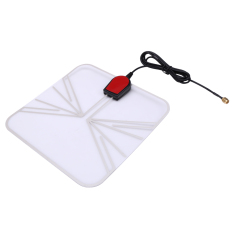 Indoor antena TV HD Digital desain kotak datar tinggi memperoleh 75 OHM - Internasional
