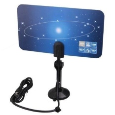Digital Indoor TV Antenna HDTV DTV Box Ready HD VHF UHF Flat Design High Gain MG - intl