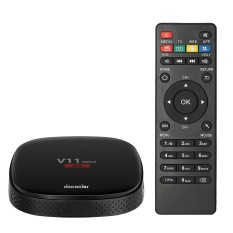 Docooler V11 Mini Smart Android 5.1 TV Box RK3229 Quad Core UHD 4 K VP9 H.265 1g/8G Mini PC 3D DLNA WiFi LAN HD Media Player Steker AS-Internasional