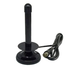 DVB-T2 Digital Antenna HDTV Booster 25dBi (Hardcover Edition) DVB-TW25 Antena Penerima Penguat Sinyal TV Digital Analog Signal Strength Receiver VHF and UHV Televisi Gambar Jernih Jelas Stabil s5261 - Black