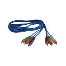 EELIC KAL-RCA BIRU Kabel Jack VCD/DVD KE TV Kabel RCA 3
