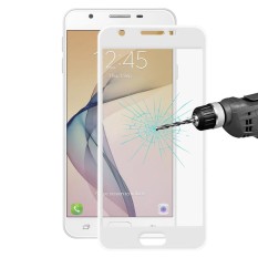 ENKAY Hat-Prince untuk Samsung Galaxy J7 Prime 0.2mm 9 H Kekerasan 3D Explosion-proof Full Screen Carbon Fiber Tepi Lunak Film Anti Gores (Putih) -Intl