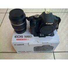 EOS Canon Kamera Digital 500D Kit 18-55mm IS STM - 24MP - Hitam