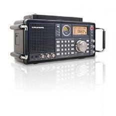 Eton Grundig Satellit 750 Ultimate AM/FM Stereo Juga Menerima Gelombang Pendek, Band Pesawat-Hitam