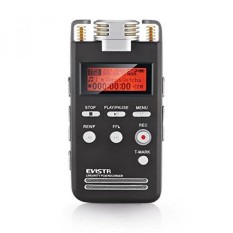 Evistr Digitales Diktiergerät, 1536 K Hochwertiges PCM-Aufnahmegerät Kristallklarem Klang Perekam Suara Audio dengan Sprachaktivierung dan Rauschreduktionsfunktion-Internasional