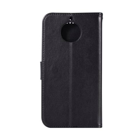 Lipat Sebuah Busana Angin Chimes Pola Tombol (Pu Kulit dan Tpu) penyangga Fungsi Perlindungan Kasus Dompet untuk Moto Rola Moto E4 (5.0 Cm)-Internasional 1