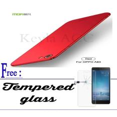 For oppo A83 BLACK/GOLD/RED/NAVY Hardcase CAse Free Tempered Glass