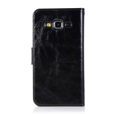 Untuk Samsung Galaksi J3 (2016) j310 Retro Antik Case PU Kulit Magnetik Lipat Penyangga