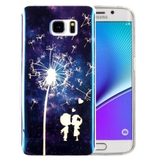 untuk Samsung Galaxy Note 5/N920 IMD Pasangan Kecil dan Dandelion Pola Blu-ray Lembut TPU Pelindung Case-Intl