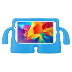 untuk Samsung Galaxy Tab 4 7.0/T230 dan Tab 3 Kids/Lite Universal Kecil Orang TV Model EVA Bumper Pelindung Case (Biru) -Intl