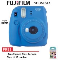 Fujifilm Instax Camera Mini Kamera 9 Paket Standard - Cobalt Blue